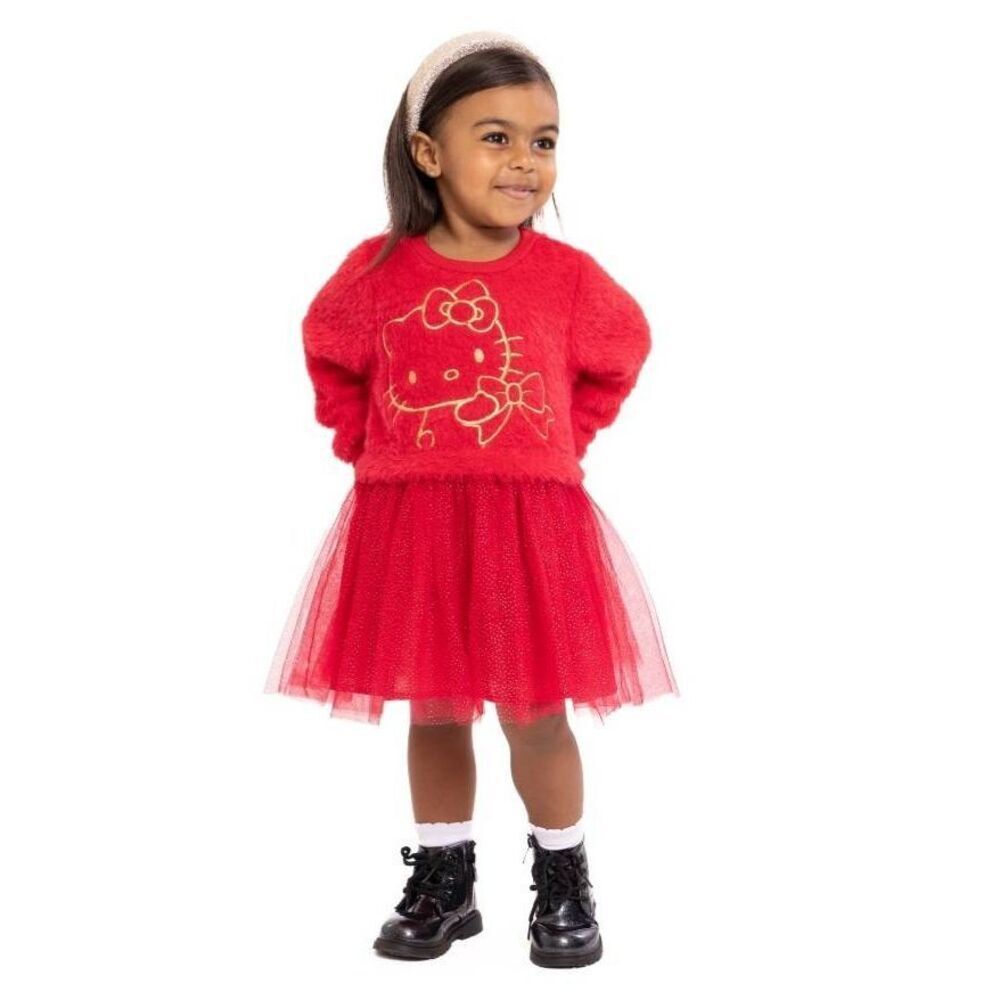 NWT HELLO KITTY TODDLER HOLIDAY DRESS